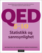 QED 5–10: Statistikk og sannsynlighet av Trond Stølen Gustavsen, Kristin Ran Choi Hinna, Reinert A. Rinvold, Jørgen Sjaastad og Hanna Slabikowska (Fleksibind)
