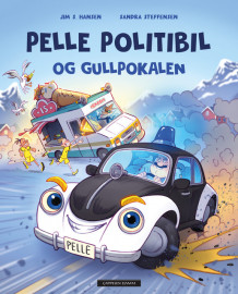 Pelle Politibil og gullpokalen av Jim Hansen (Innbundet)