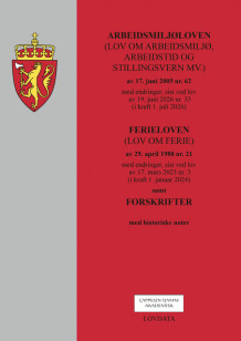 Arbeidsmiljøloven og ferieloven (Heftet)