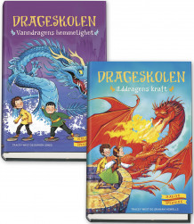 Drageskolen - Vanndragens hemmelighet og Ilddragens kraft av Tracey West (Pakke)