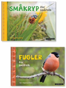 Fugler for småfolk og Småkryp for småfolk av Marit Røgeberg Ertzeid (Pakke)